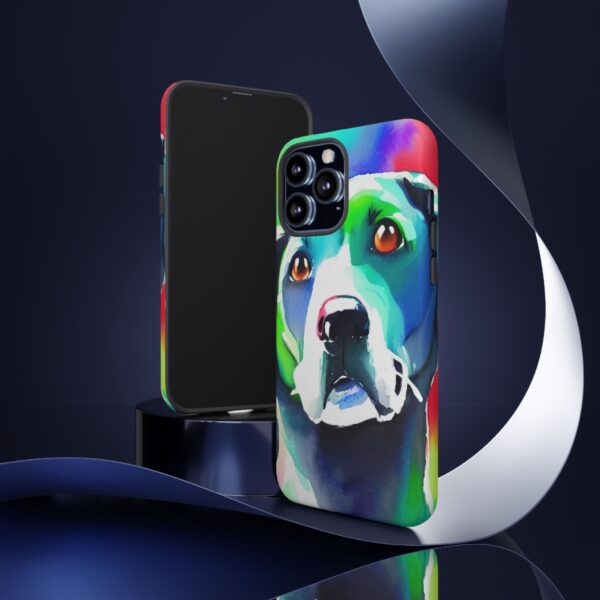 Rainbow Designs Dog Portrait On Tough Cases Custom Phone Cases For iPhone Google Pixel and Samsung Series - Image 54