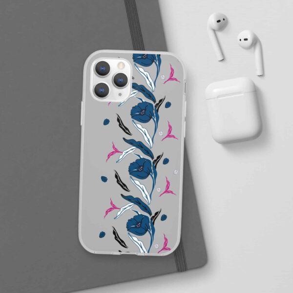 Rainbow Designs Blue Poppies On Flexi Cases Custom Phone Cases For iPhone and Samsung Series - Image 39