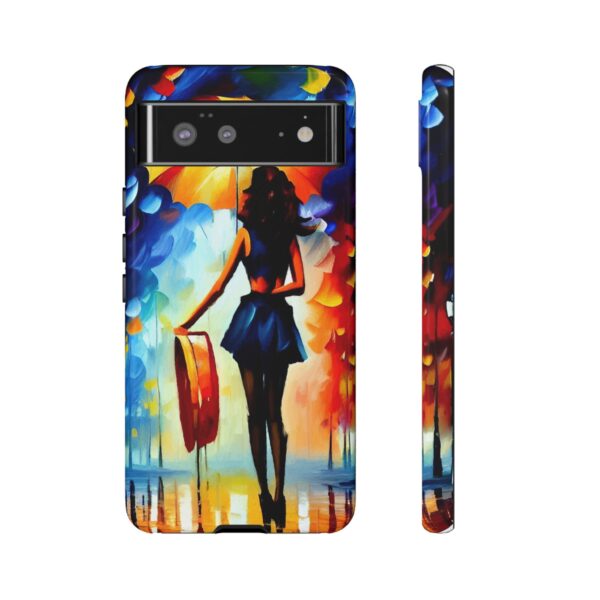 Rainbow Designs Woman With Umbrella On Tough Cases Custom Phone Case For iPhone and Samsung Series - Image 71