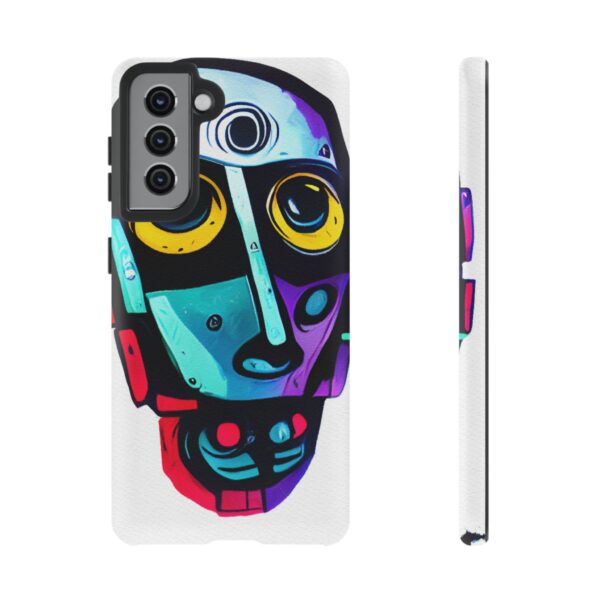 Rainbow Designs Robot On Tough Cases Custom Phone Cases For iPhone Google Pixel and Samsung Series - Image 57