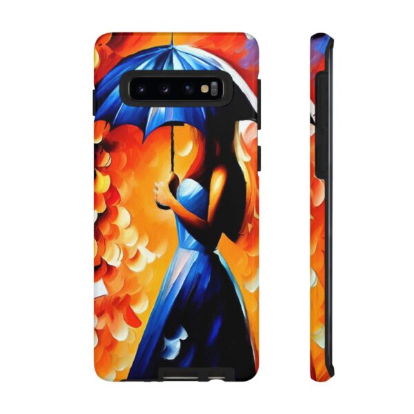 Rainbow Designs Woman With Umbrella On Tough Cases Custom Phone Case For iPhone and Samsung Series - Image 16