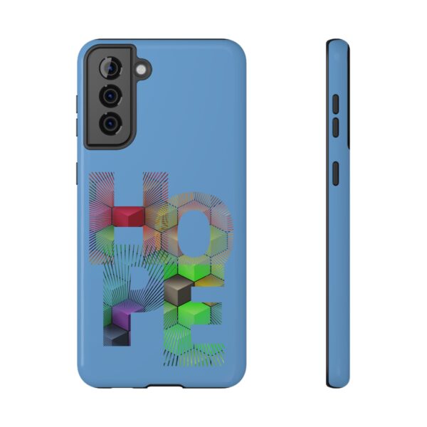 Rainbow Designs "HOPE" On Impact-Resistant Cases For Samsung and iPhone Light Blue - Image 27