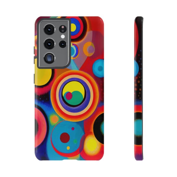 Rainbow Designs Circles in Circles On Tough Cases Custom Phone Cases For iPhone Google Pixel and Samsung Series - Image 63