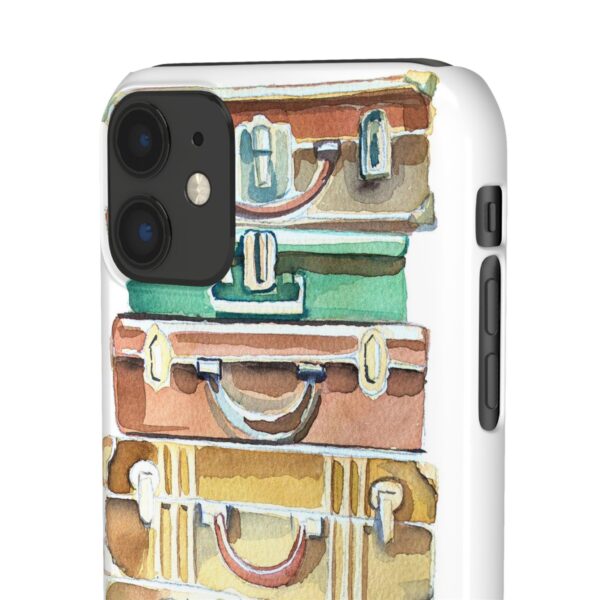 Suitcases stack Snap Cases Custom Phone Cases For Samsung Google Pixel and iPhone Lines - Image 46