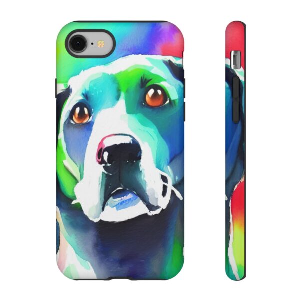 Dog Portrait On Tough Cases Custom Phone Cases For iPhone Google Pixel and Samsung Series - Image 2