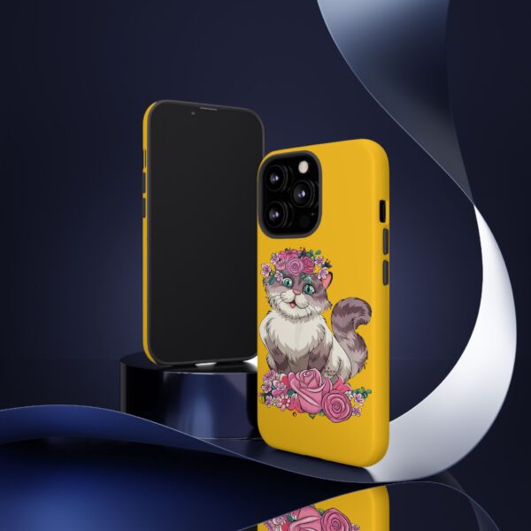 Rainbow Designs Cute Cat On Tough Cases Custom Phone Cases For iPhone Google Pixel and Samsung Series - Image 50