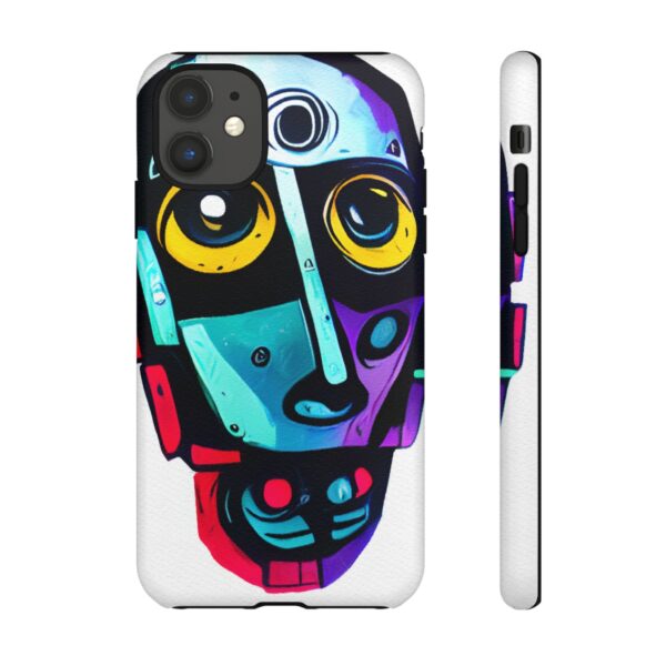 Rainbow Designs Robot On Tough Cases Custom Phone Cases For iPhone Google Pixel and Samsung Series - Image 20