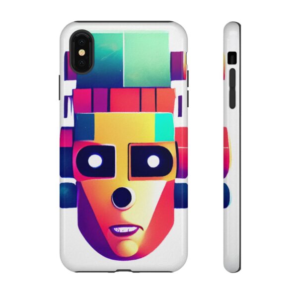 Rainbow Designs Robot On Tough Cases Custom Phone Cases For iPhone Google Pixel and Samsung Series - Image 11