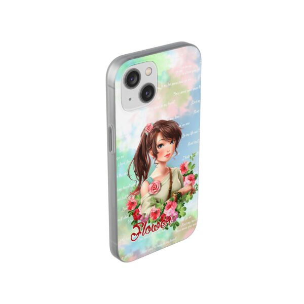 Girl With Flowers Flexi Cases for Samsung and iPhone - Image 227