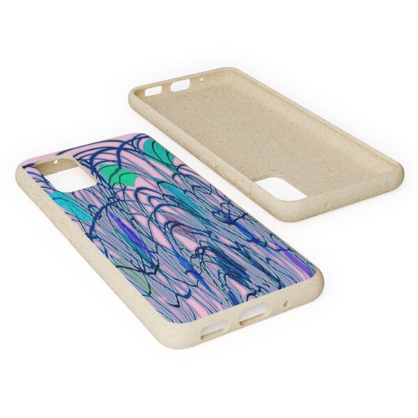 Curved Striped Pattern Biodegradable Cases For IPhone & Samsung  🌿 - Image 8