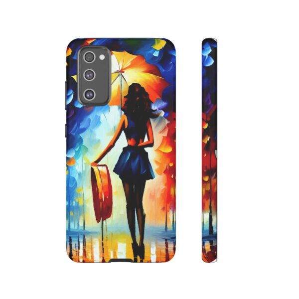 Rainbow Designs Woman With Umbrella On Tough Cases Custom Phone Case For iPhone and Samsung Series - Image 77