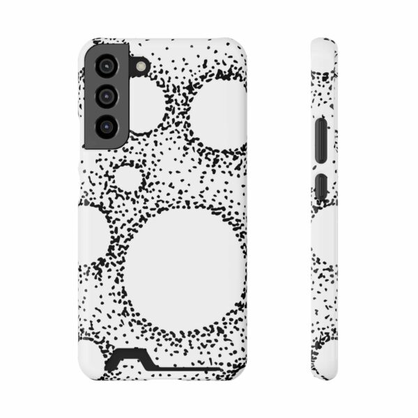 Rainbow Designs Round Shapes On Phone Case With Card Holder Custom Phone Case For iPhone and Samsung - Image 9