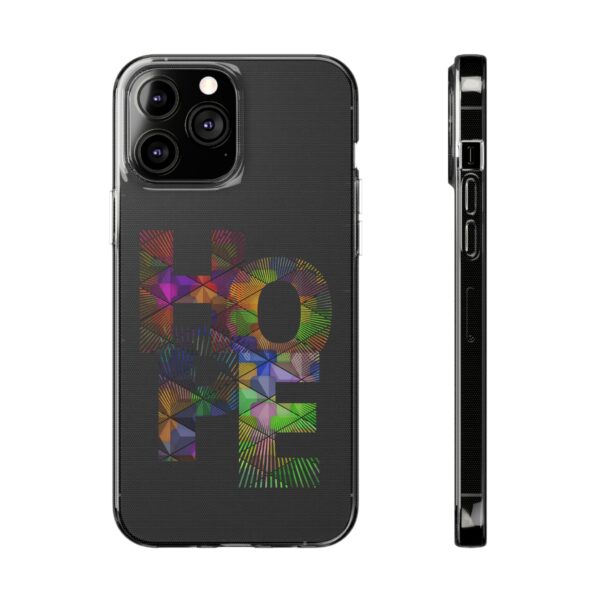 Rainbow Designs "HOPE" On Soft Phone Cases For iPhone - Image 13