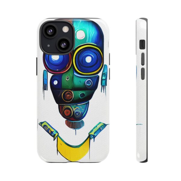 Rainbow Designs Robot On Tough Cases Custom Phone Cases For iPhone Google Pixel and Samsung Series - Image 19