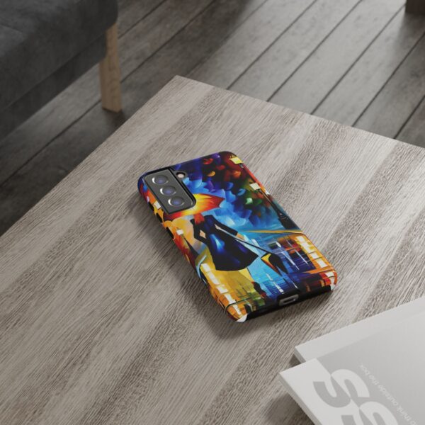 Rainbow Designs Woman With Umbrella On Tough Cases Custom Phone Case For iPhone and Samsung Series - Image 80