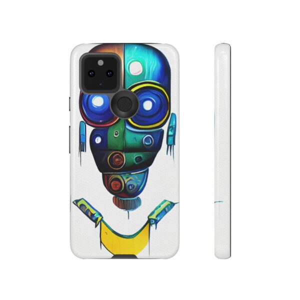 Rainbow Designs Robot On Tough Cases Custom Phone Cases For iPhone Google Pixel and Samsung Series - Image 43