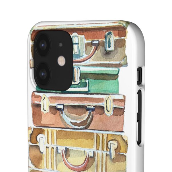 Suitcases stack Snap Cases Custom Phone Cases For Samsung Google Pixel and iPhone Lines - Image 76