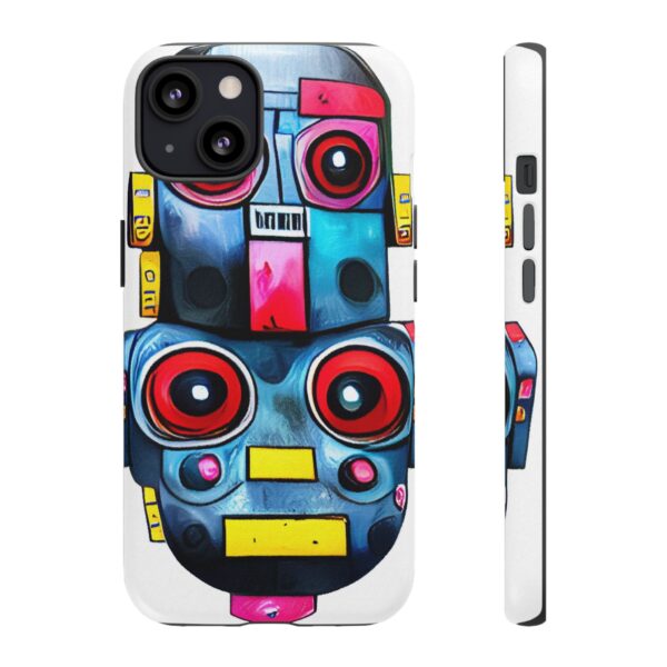 Rainbow Designs Robot On Tough Cases Custom Phone Cases For iPhone Google Pixel and Samsung Series - Image 41