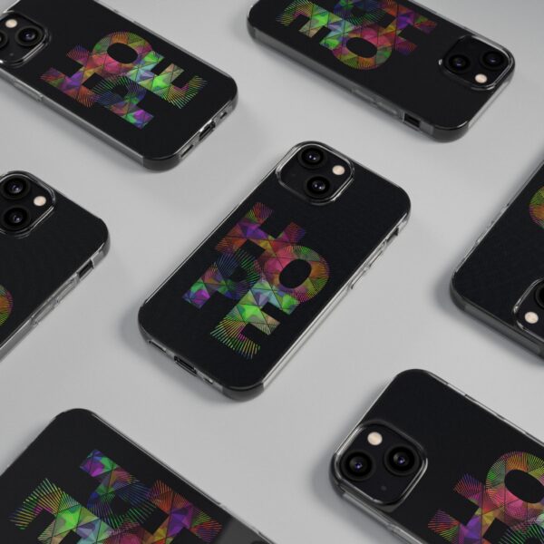 Rainbow Designs "HOPE" On Soft Phone Cases For iPhone - Image 7