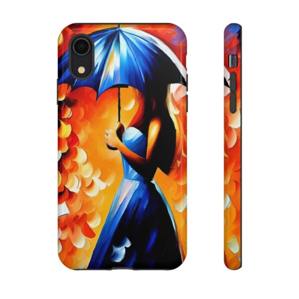 Rainbow Designs Woman With Umbrella On Tough Cases Custom Phone Case For iPhone and Samsung Series - Image 7