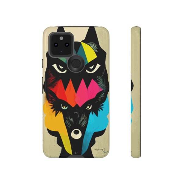 Rainbow Designs Wolf Head On Tough Cases Custom Phone Cases For iPhone Google Pixel and Samsung Series - Image 67