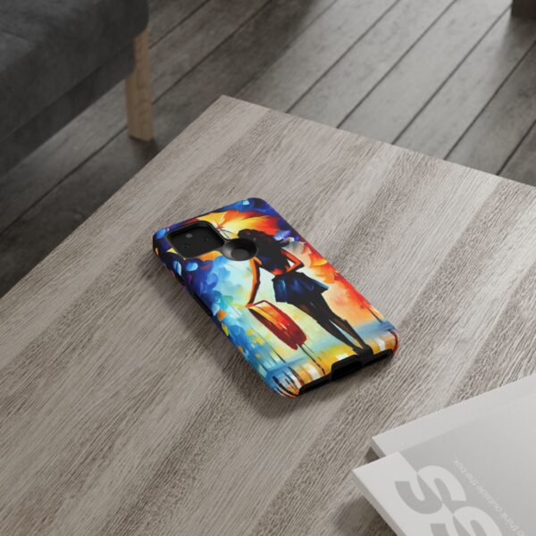 Rainbow Designs Woman With Umbrella On Tough Cases Custom Phone Case For iPhone and Samsung Series - Image 70