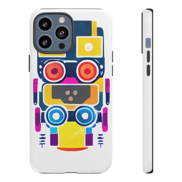 Rainbow Designs Robot On Tough Cases Custom Phone Cases For iPhone Google Pixel and Samsung Series - Image 53