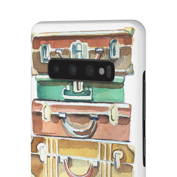 Suitcases stack Snap Cases Custom Phone Cases For Samsung Google Pixel and iPhone Lines - Image 40