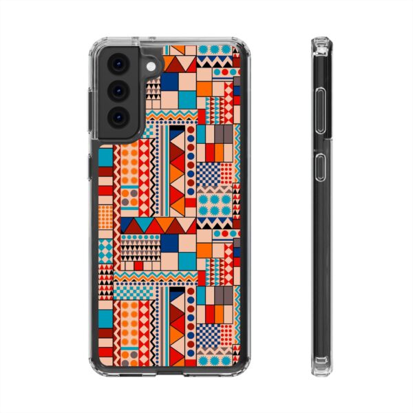 Patchwork Pattern Clear Cases For iPhone and Samsung - Image 16