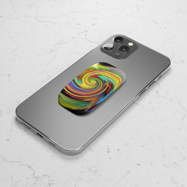 Rainbow Designs On Phone Click-On Grip For Custom Phone Case - Image 4