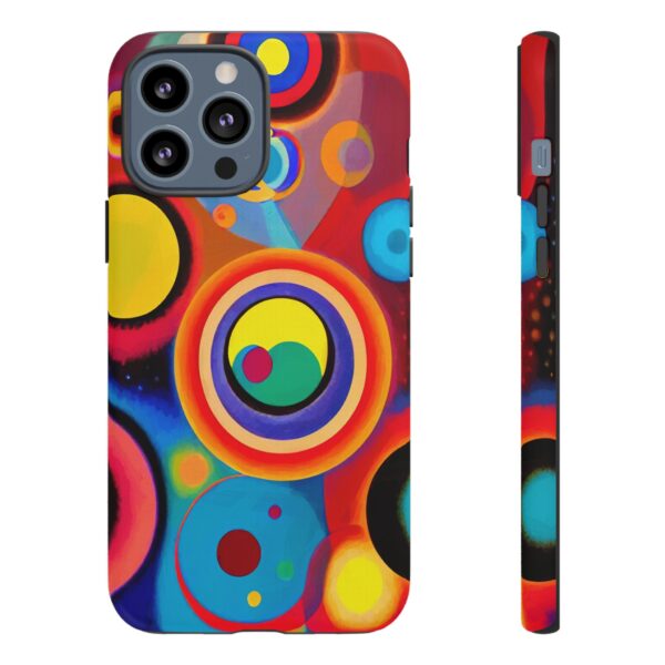 Rainbow Designs Circles in Circles On Tough Cases Custom Phone Cases For iPhone Google Pixel and Samsung Series - Image 53