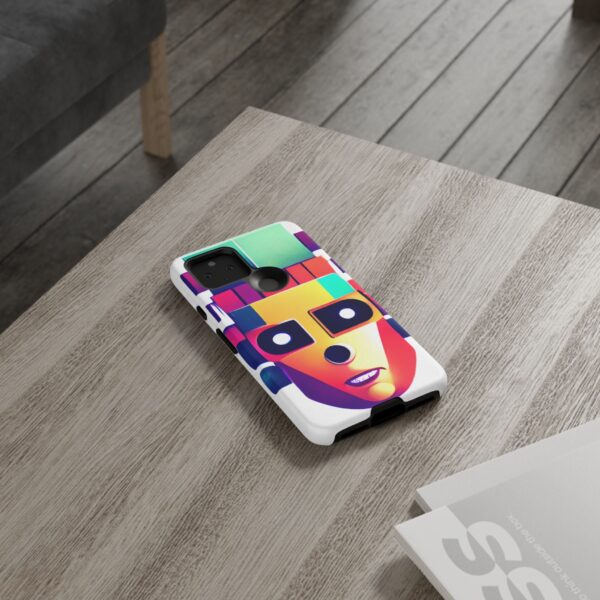 Rainbow Designs Robot On Tough Cases Custom Phone Cases For iPhone Google Pixel and Samsung Series - Image 70