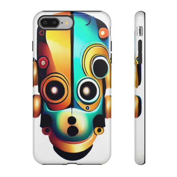 Rainbow Designs Robot On Tough Cases Custom Phone Cases For iPhone Google Pixel and Samsung Series - Image 3