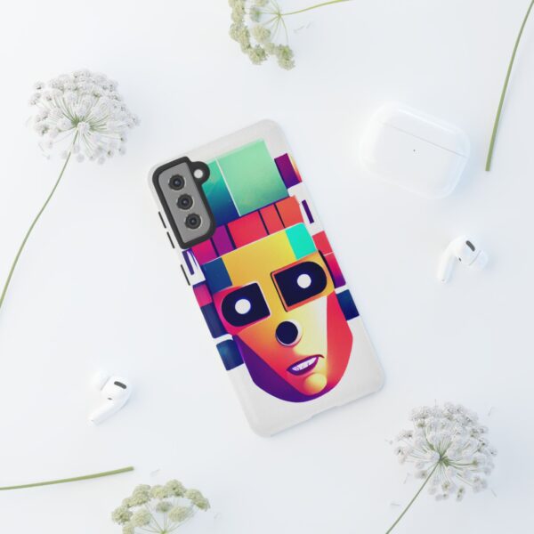 Rainbow Designs Robot On Tough Cases Custom Phone Cases For iPhone Google Pixel and Samsung Series - Image 60