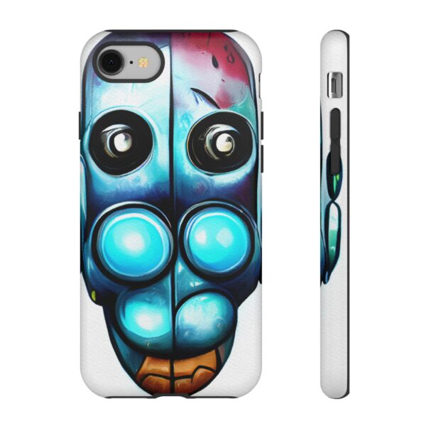 Rainbow Designs Robot On Tough Cases Custom Phone Cases For iPhone Google Pixel and Samsung Series - Image 2