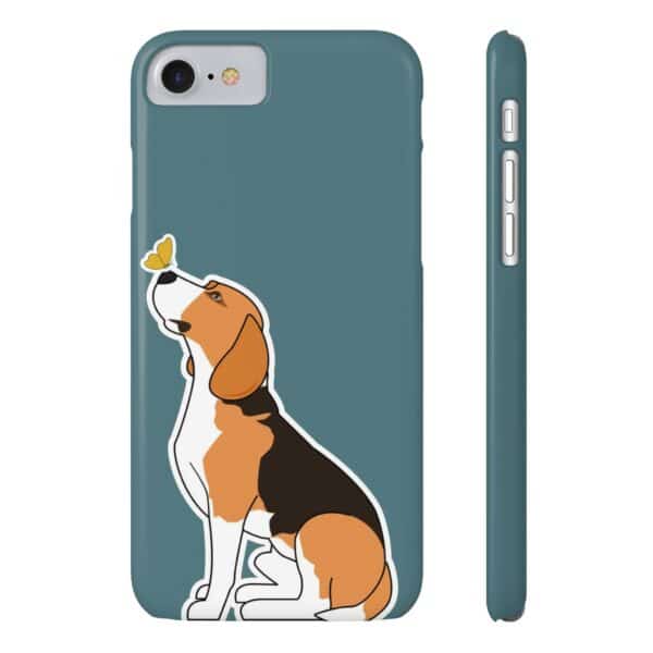 Rainbow Designs Cute Beagle Dog On Slim Phone Cases Case-Mate Custom Phone Cases For iPhone and Samsung Series - Image 2