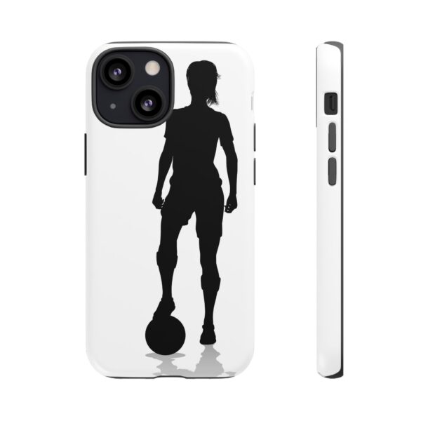 Silhouette Football Player Women Tough Cases Custom Phone Cases For iPhone Google Pixel and Samsung Series - Image 39