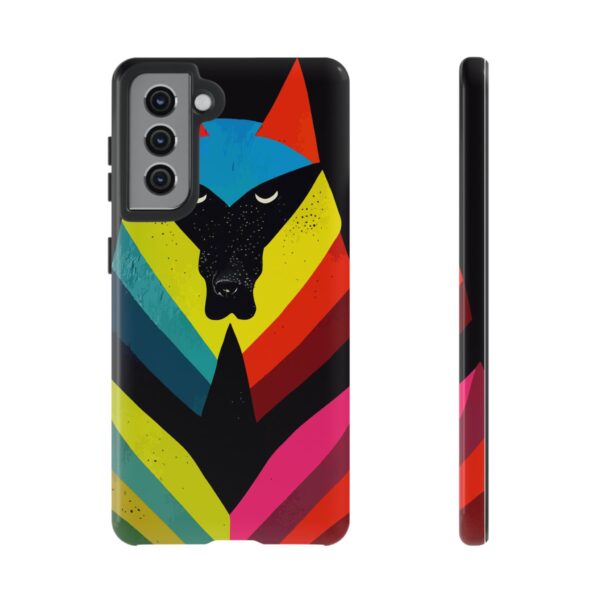 Rainbow Designs Wolf Head On Tough Cases Custom Phone Cases For iPhone Google Pixel and Samsung Series. - Image 55