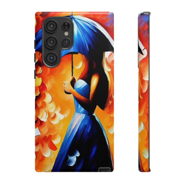 Rainbow Designs Woman With Umbrella On Tough Cases Custom Phone Case For iPhone and Samsung Series - Image 91