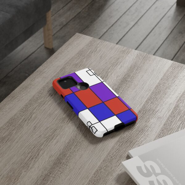 Rainbow Designs Mondrian Art On Tough Cases Custom Phone Cases For iPhone Google Pixel and Samsung Series - Image 70