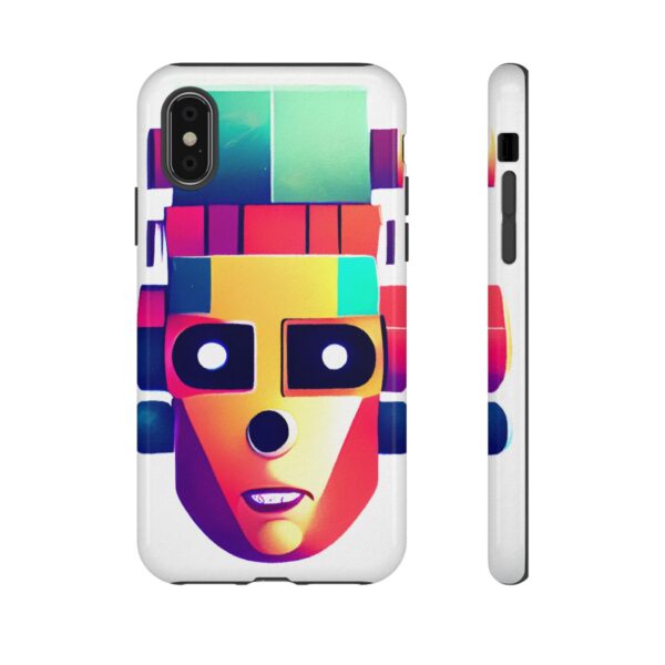 Rainbow Designs Robot On Tough Cases Custom Phone Cases For iPhone Google Pixel and Samsung Series - Image 9