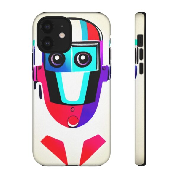 Rainbow Designs Robot On Tough Cases Custom Phone Cases For iPhone Google Pixel and Samsung Series - Image 34