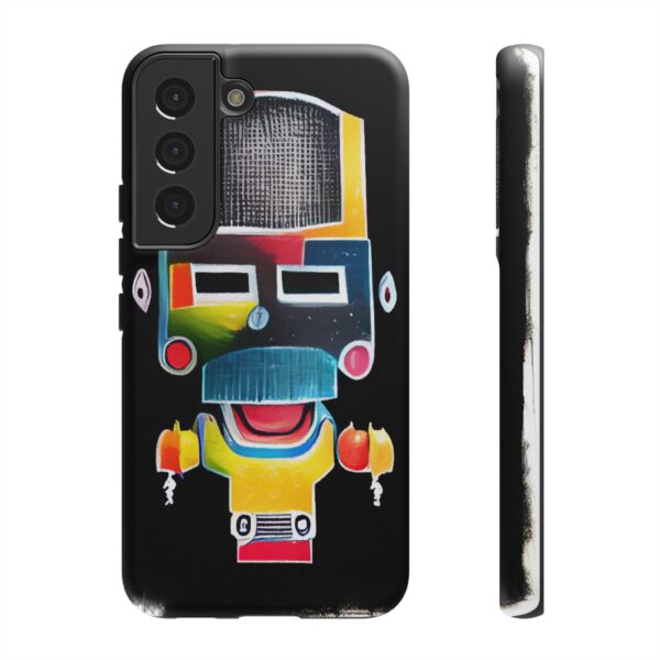 Rainbow Designs Robot On Tough Cases Custom Phone Cases For iPhone Google Pixel and Samsung Series - Image 85