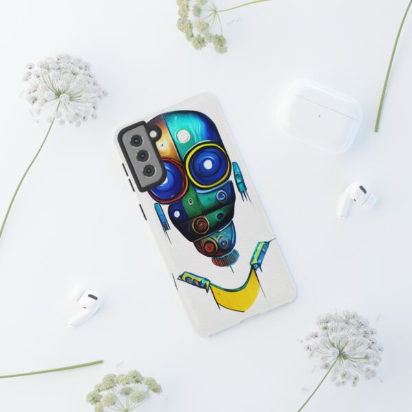 Rainbow Designs Robot On Tough Cases Custom Phone Cases For iPhone Google Pixel and Samsung Series - Image 36