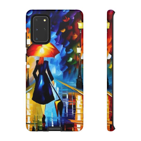 Rainbow Designs Woman With Umbrella On Tough Cases Custom Phone Case For iPhone and Samsung Series - Image 29