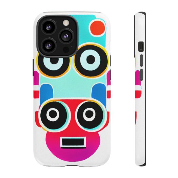 Rainbow Designs Robot On Tough Cases Custom Phone Cases For iPhone Google Pixel and Samsung Series - Image 49