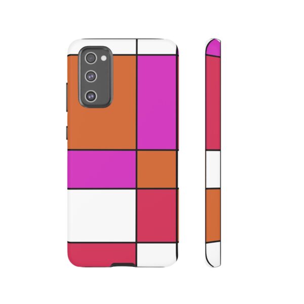 Rainbow Designs Mondrian Art On Tough Cases Custom Phone Cases For iPhone Google Pixel and Samsung Series - Image 77