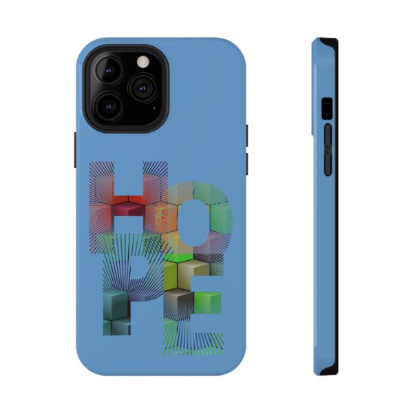 Rainbow Designs "HOPE" On Impact-Resistant Cases For Samsung and iPhone Light Blue - Image 19