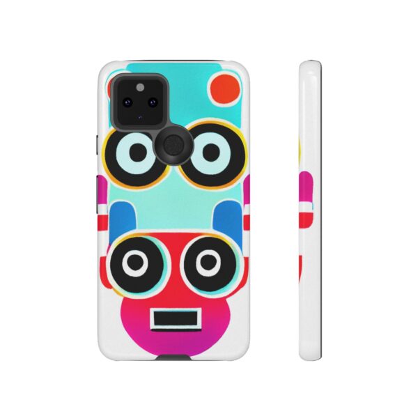 Rainbow Designs Robot On Tough Cases Custom Phone Cases For iPhone Google Pixel and Samsung Series - Image 67