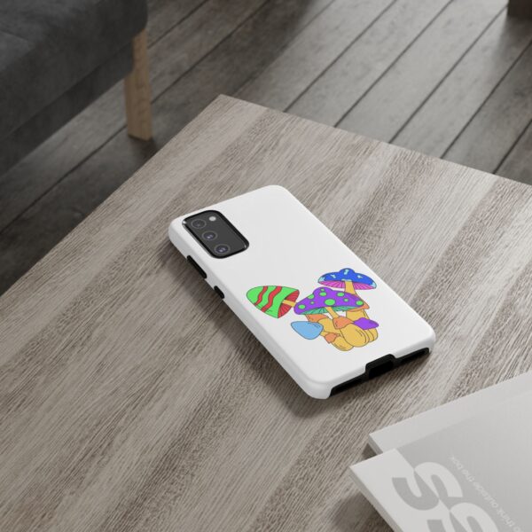 Rainbow Designs Mushrooms On Tough Cases Custom Phone Cases For iPhone and Samsung Series. - Image 78